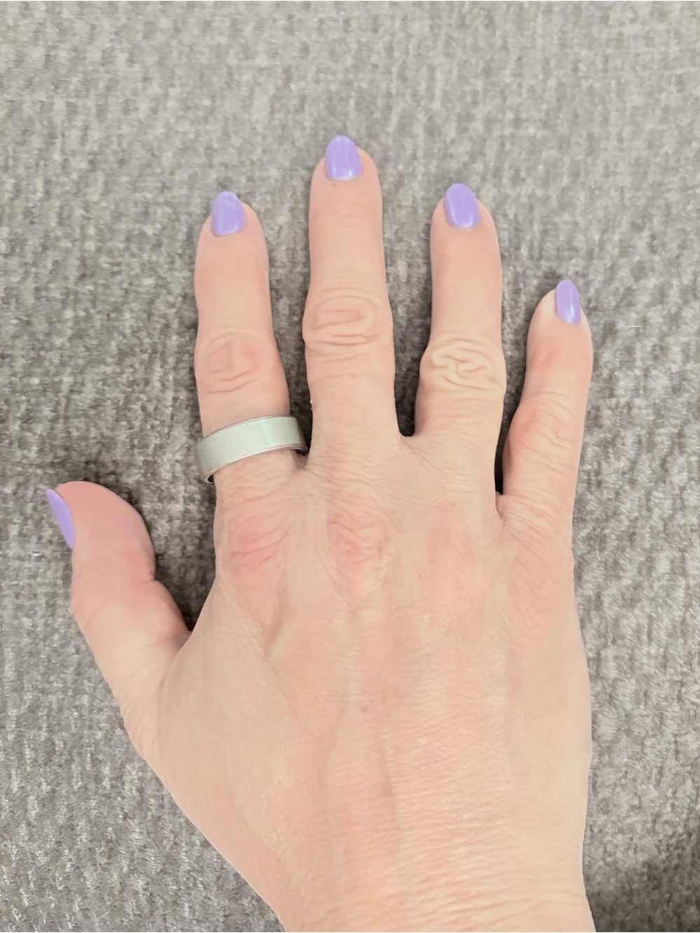 Oura Ring - Gen 4 - Brushed silver - size 9